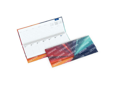 Tisch-Querkalender Master 1 Woche = 2 Seiten 8–21 Uhr