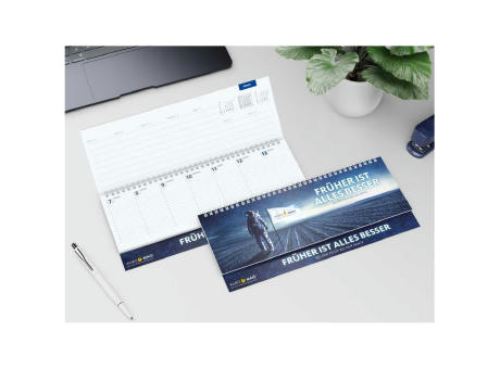Tisch-Querkalender Master 1 Woche = 2 Seiten 8–21 Uhr