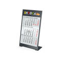 Tischkalender Desktop 3 Color Metallaufsteller farbbeschichtet
