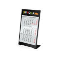 Tischkalender Desktop 3 Color Metallaufsteller farbbeschichtet