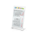 Tischkalender Desktop 3 Color Metallaufsteller farbbeschichtet