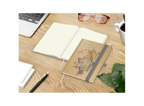 Notizbuch Match-Book Naturpapier-Hardcover individuell bedruckt