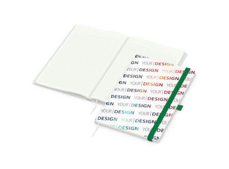 Notizbuch Match-Book Recycling-Inhaltspapier Hardcover individuell bedruckt
