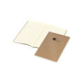 Notizbuch Copy-Book Seiten cremefarben Naturkarton-Softcover farbig