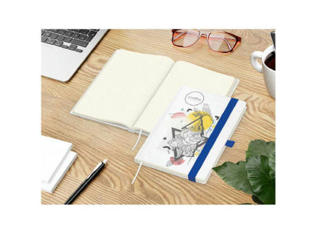 Notizbuch Match-Book Naturpapier-Hardcover individuell bedruckt