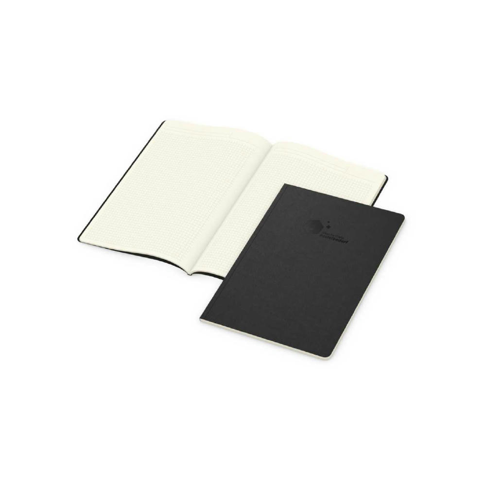 Notizbuch Copy-Book Seiten cremefarben Naturkarton-Softcover farbig