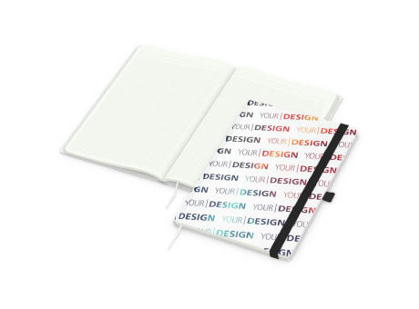 Notizbuch Match-Book Recycling-Inhaltspapier Hardcover individuell bedruckt