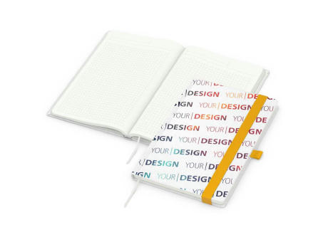 Notizbuch Match-Book Recycling-Inhaltspapier Hardcover individuell bedruckt