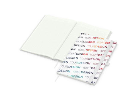 Notizbuch Match-Book Recycling-Inhaltspapier Hardcover individuell bedruckt