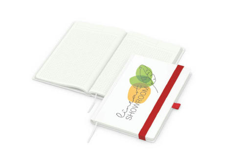 Notizbuch Match-Book Recycling-Inhaltspapier Hardcover individuell bedruckt