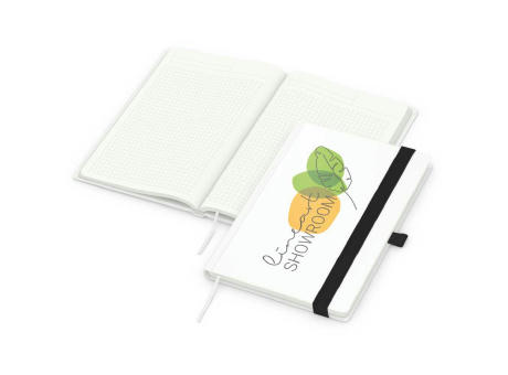 Notizbuch Match-Book Recycling-Inhaltspapier Hardcover individuell bedruckt