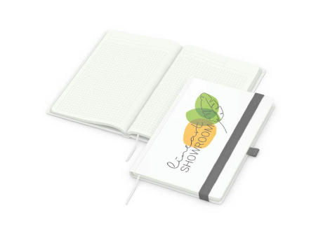 Notizbuch Match-Book Recycling-Inhaltspapier Hardcover individuell bedruckt