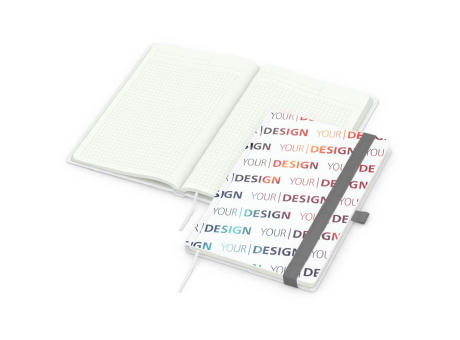 Notizbuch Match-Book Recycling-Inhaltspapier Hardcover individuell bedruckt