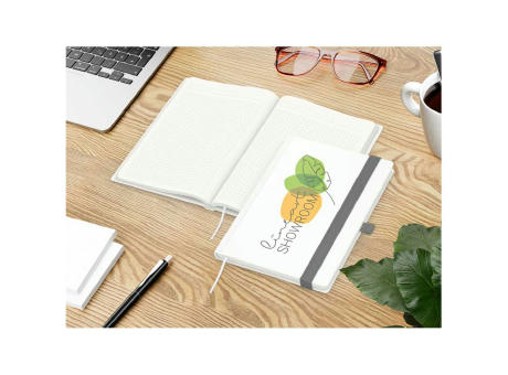 Notizbuch Match-Book Recycling-Inhaltspapier Hardcover individuell bedruckt