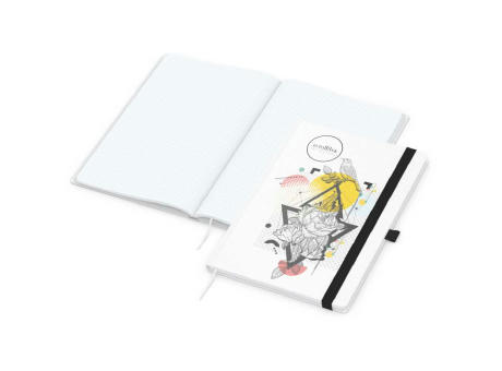 Notizbuch Match-Book Naturpapier-Hardcover individuell bedruckt