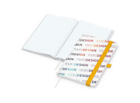Notizbuch Match-Book Naturpapier-Hardcover individuell bedruckt