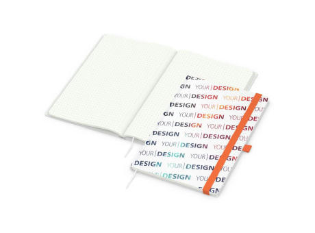 Notizbuch Match-Book Recycling-Inhaltspapier Hardcover individuell bedruckt