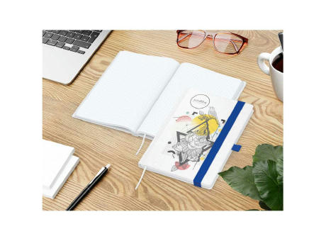 Notizbuch Match-Book Naturpapier-Hardcover individuell bedruckt