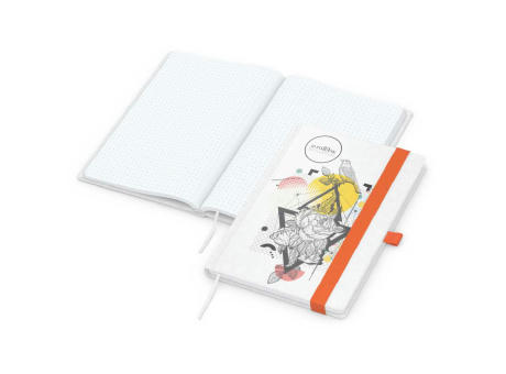 Notizbuch Match-Book Naturpapier-Hardcover individuell bedruckt