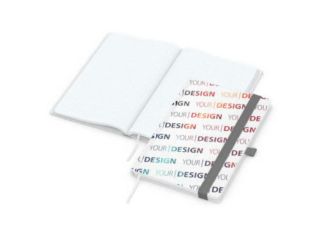 Notizbuch Match-Book Naturpapier-Hardcover individuell bedruckt