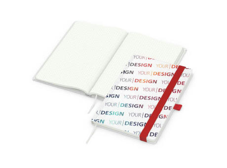 Notizbuch Match-Book Recycling-Inhaltspapier Hardcover individuell bedruckt