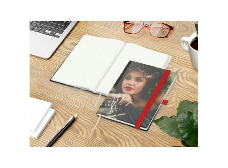 Notizbuch Match-Book Recycling-Inhaltspapier Hardcover individuell bedruckt