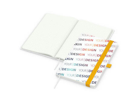 Notizbuch Match-Book Recycling-Inhaltspapier Hardcover individuell bedruckt