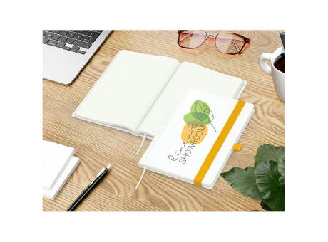 Notizbuch Match-Book Recycling-Inhaltspapier Hardcover individuell bedruckt
