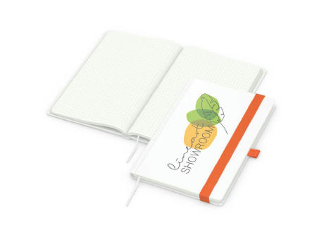 Notizbuch Match-Book Recycling-Inhaltspapier Hardcover individuell bedruckt