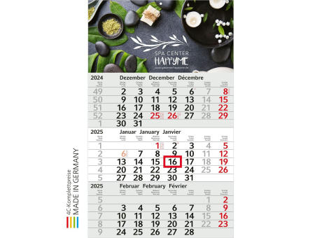 3-Monats-Kalender Budget 3 x.press