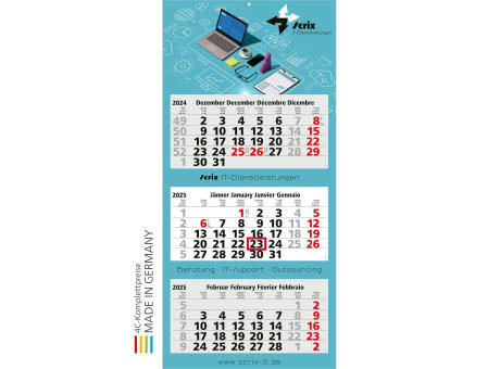 3-Monats-Kalender Maxi Light 3 Bestseller