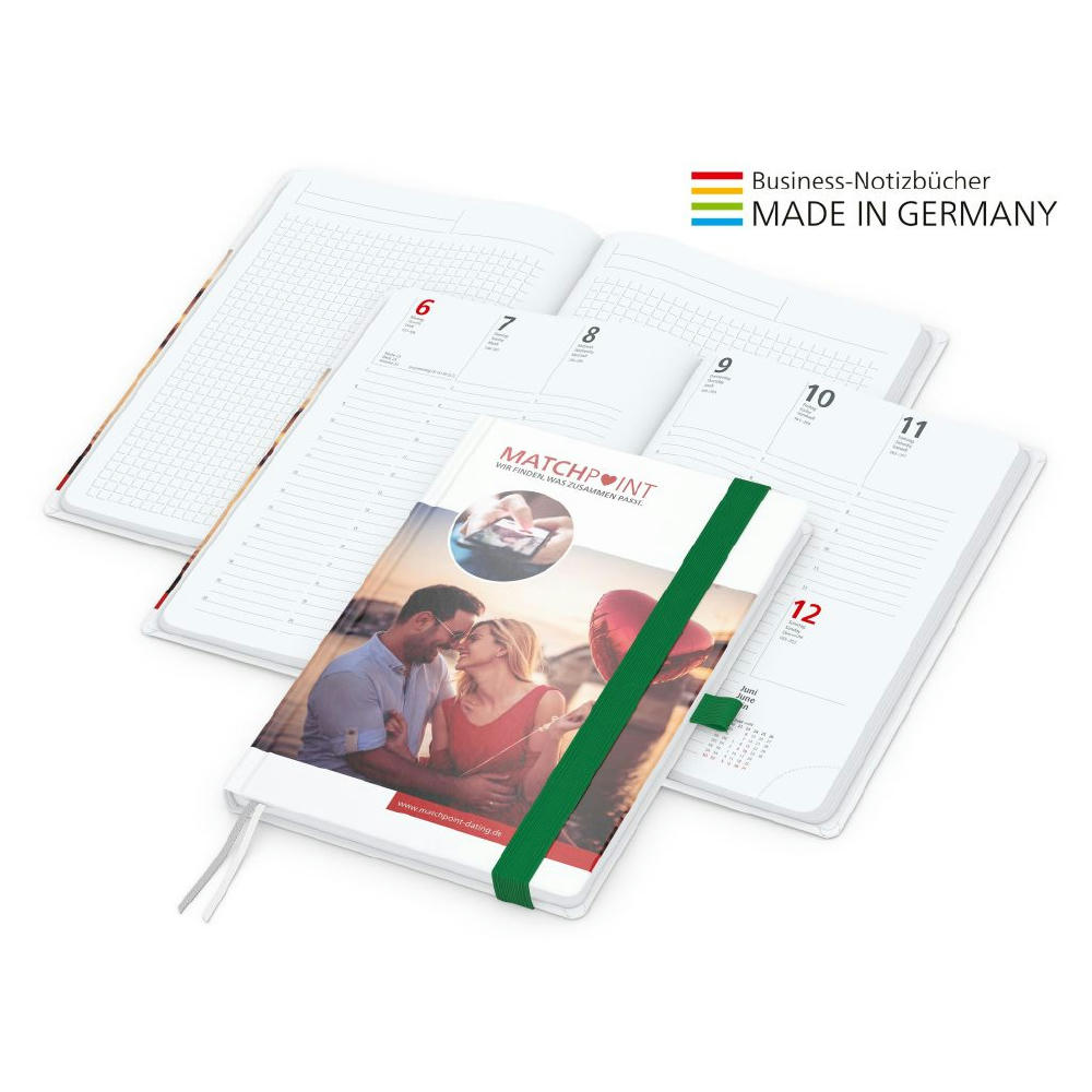 Buchkalender Match-Hybrid White Bestseller