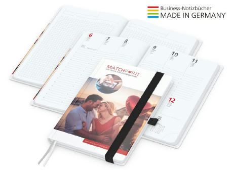 Buchkalender Match-Hybrid White Bestseller