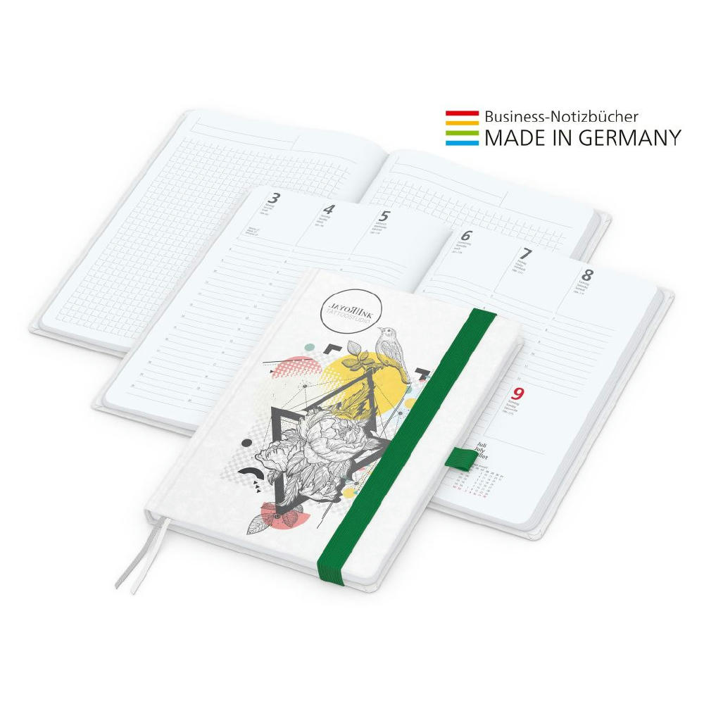 Buchkalender Match-Hybrid White Bestseller