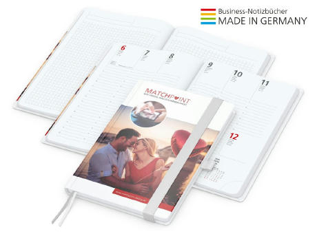 Buchkalender Match-Hybrid White Bestseller