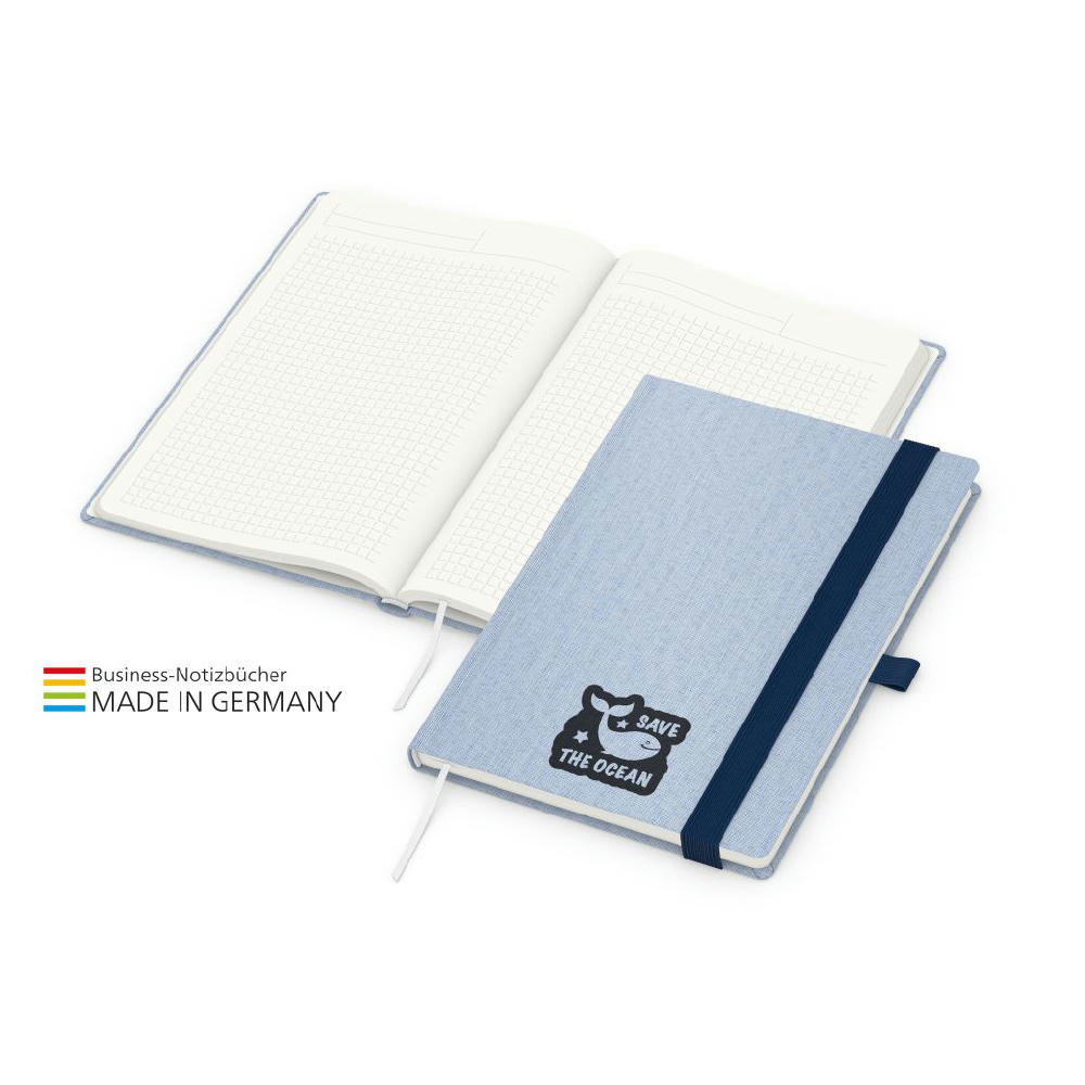 Notizbuch Ocean-Book green+blue