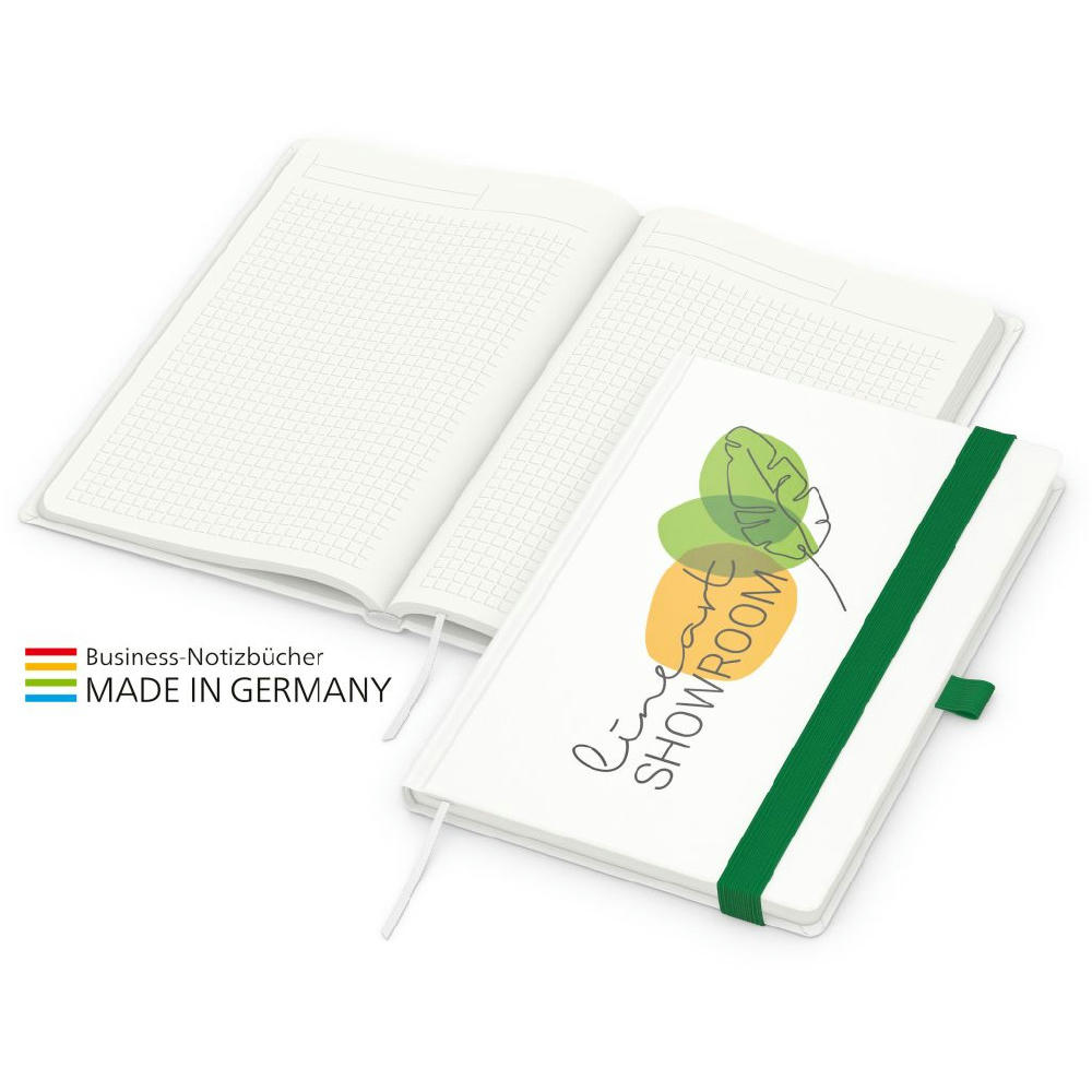 Notizbuch Match-Book green+blue