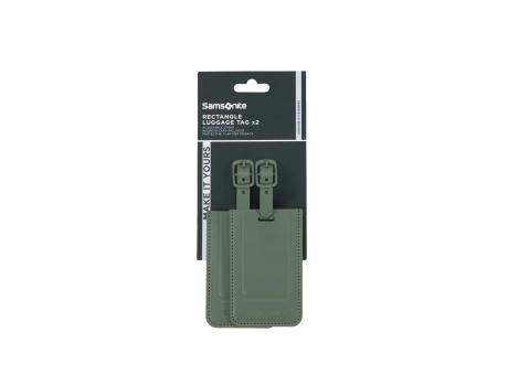 Samsonite - TA REVOLUTION - RECTANGLE LUGGAGE TAG x2