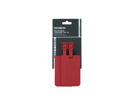 Samsonite - TA REVOLUTION - RECTANGLE LUGGAGE TAG x2
