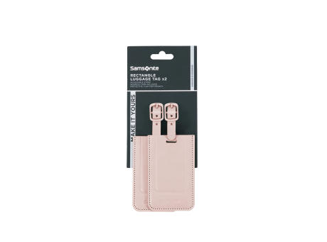 Samsonite - TA REVOLUTION - RECTANGLE LUGGAGE TAG x2