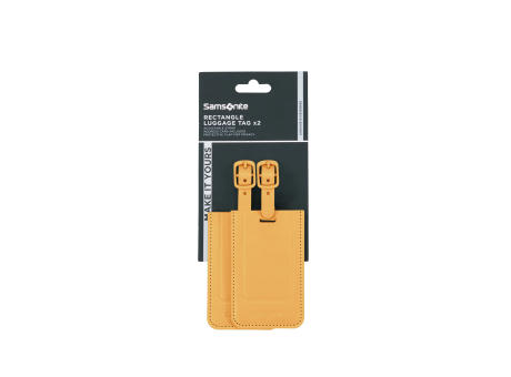 Samsonite - TA REVOLUTION - RECTANGLE LUGGAGE TAG x2