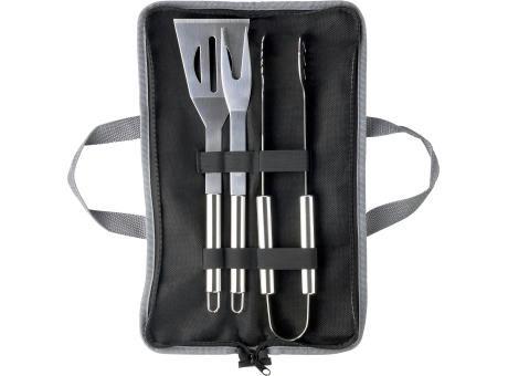 Set de barbacoa Priscilla | Inox | 3 pcs