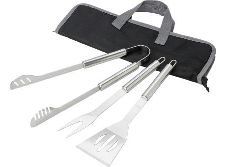 Set de barbacoa Priscilla | Inox | 3 pcs