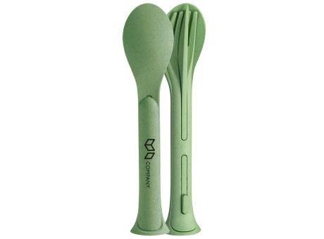 KOZIOL KLIKK POCKET Besteck-Set 3-teilig