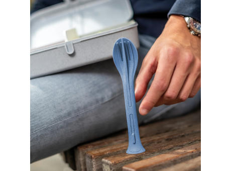 KOZIOL KLIKK POCKET Besteck-Set 3-teilig