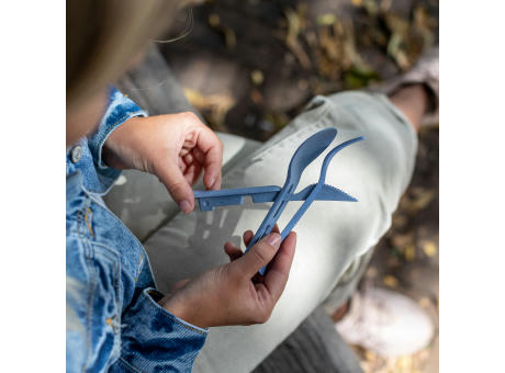 KOZIOL KLIKK POCKET Besteck-Set 3-teilig