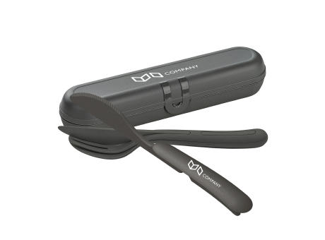 Koziol KLIKK READY Besteck Etui + Besteckset