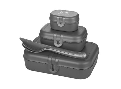 KOZIOL PASCAL READY Lunchbox-Set + Besteck-Set