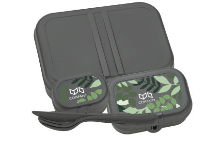 KOZIOL PASCAL READY Lunchbox-Set + Besteck-Set
