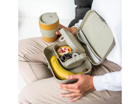 KOZIOL PASCAL READY Lunchbox-Set + Besteck-Set